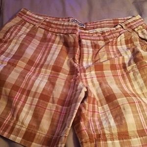 Plaid shorts